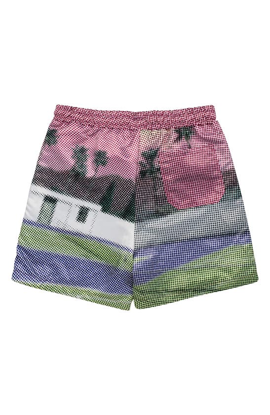 Shop Paterson Palm Springs Drawstring Shorts In Pink