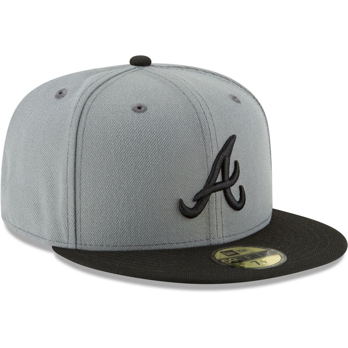 atlanta braves cap grey