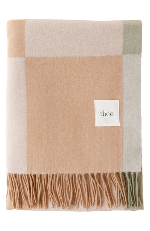 TBCo Merino Wool & Cashmere Blanket in Neutral 