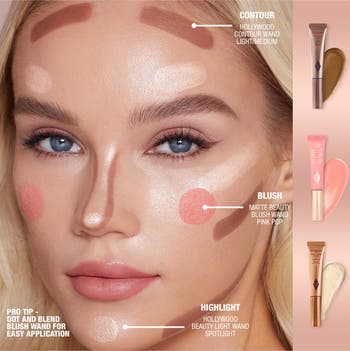 We Tried Charlotte Tilbury's Highly Anticipated Pillow Talk Blush Wand, See Photos