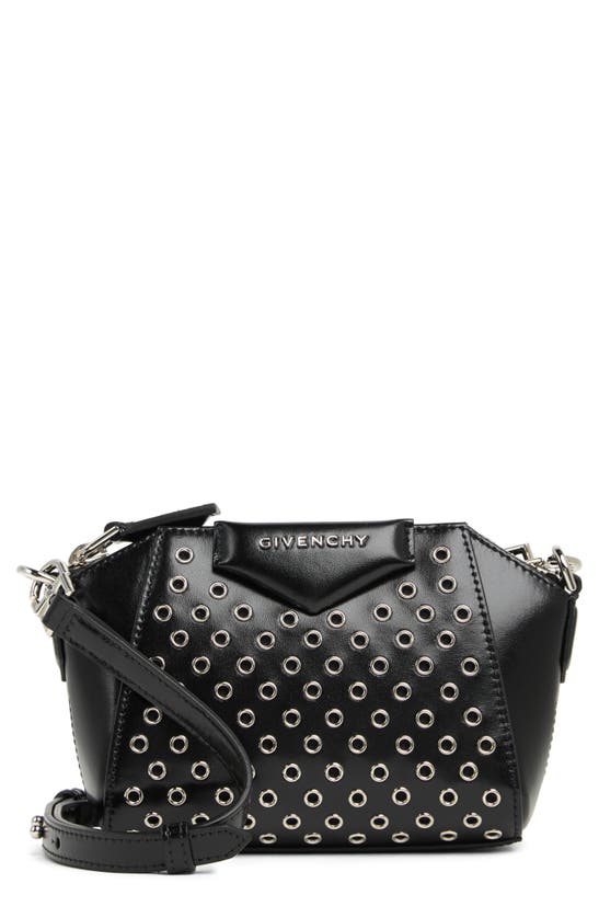 Givenchy Antigona Grommet Nano Crossbody Bag In Black ModeSens