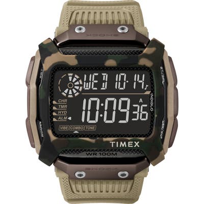 Timex Command(TM) Shock Digital Silicone Strap Watch, 5m