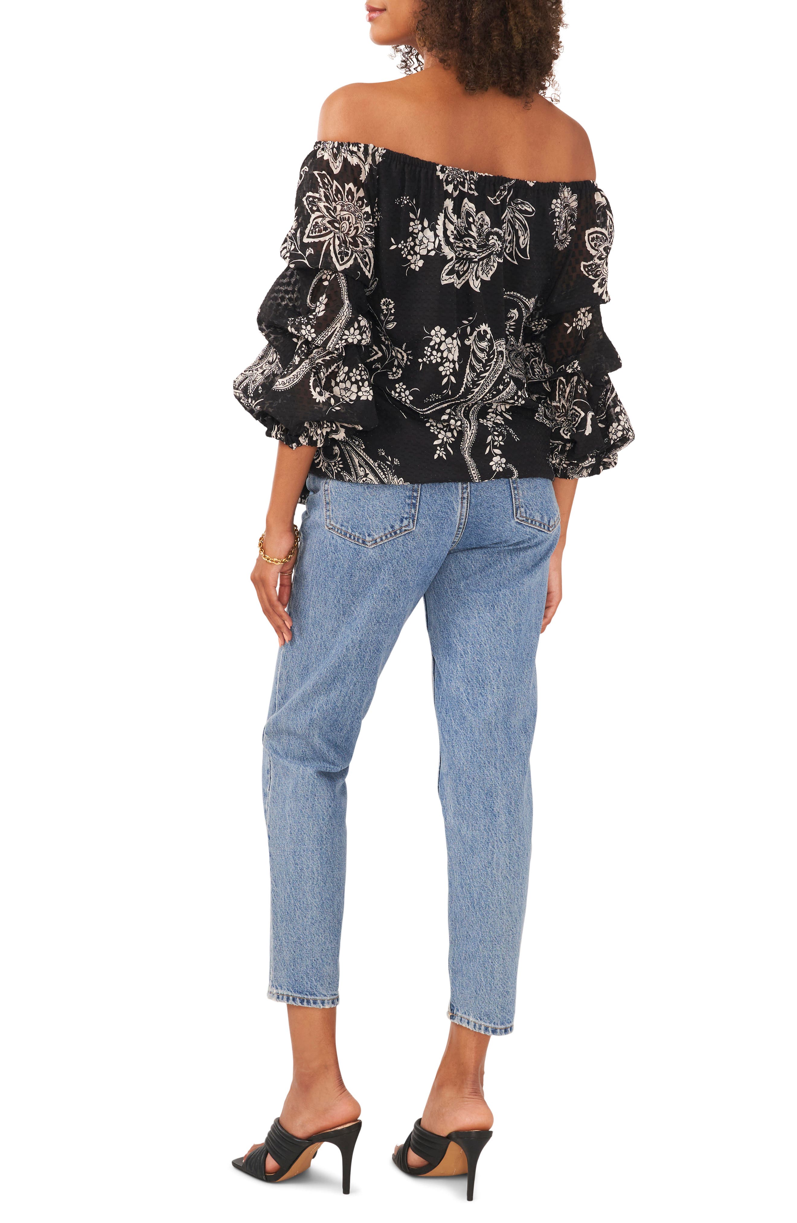 vince camuto paisley top