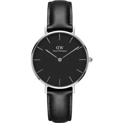 Daniel Wellington Classic Petite Leather Strap Watch, 32Mm