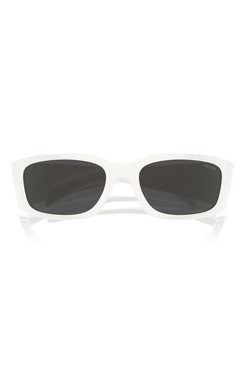 Prada 60mm Symbole Butterfly Sunglasses In Bone