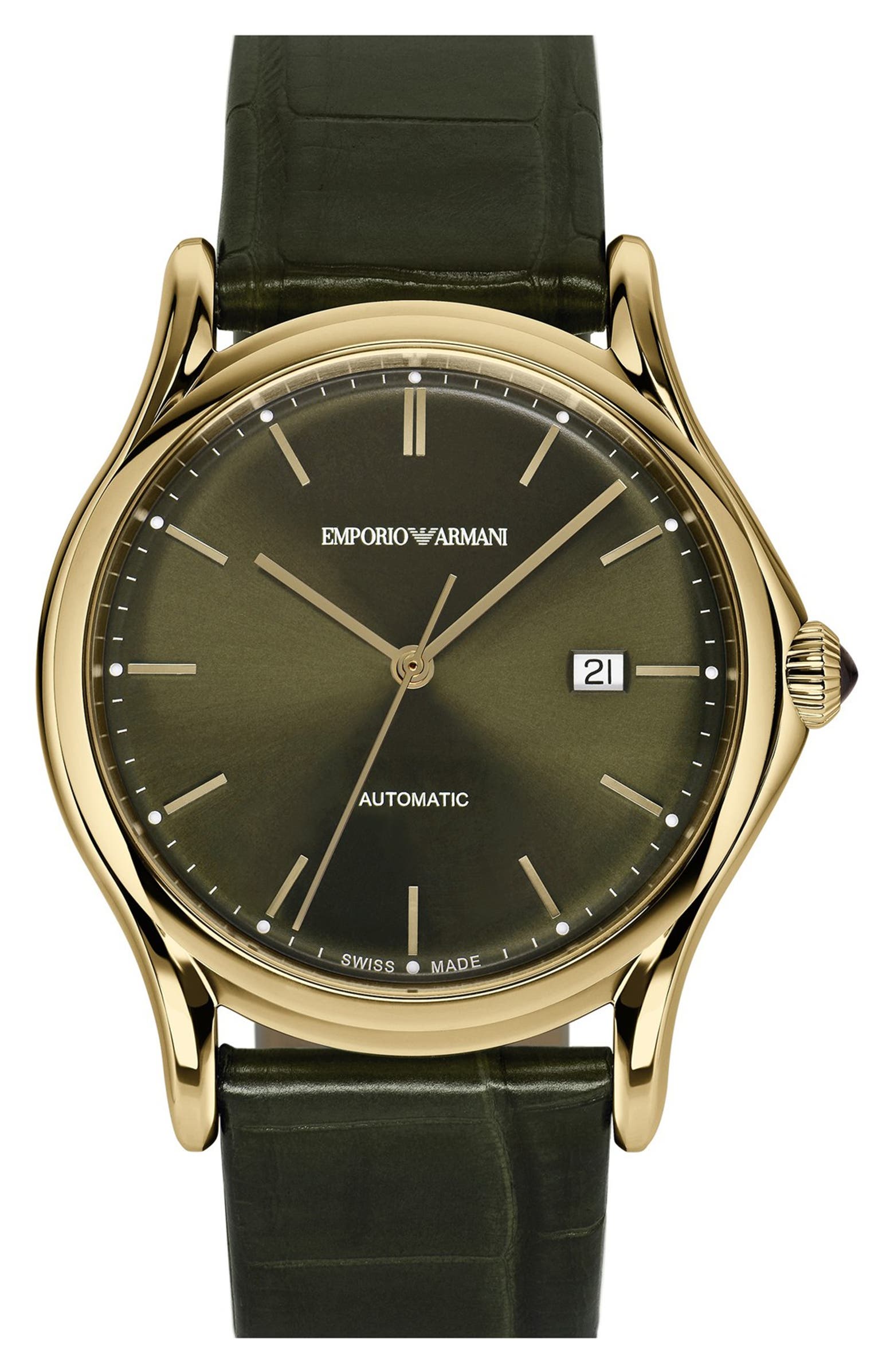 Emporio armani swiss made watches automatic Clearance
