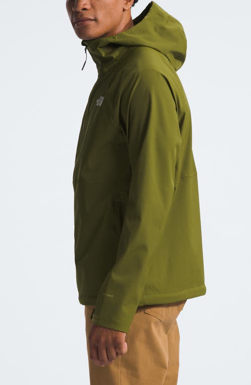 Shop The North Face Valle Vista Waterproof Jacket In Forest Olive