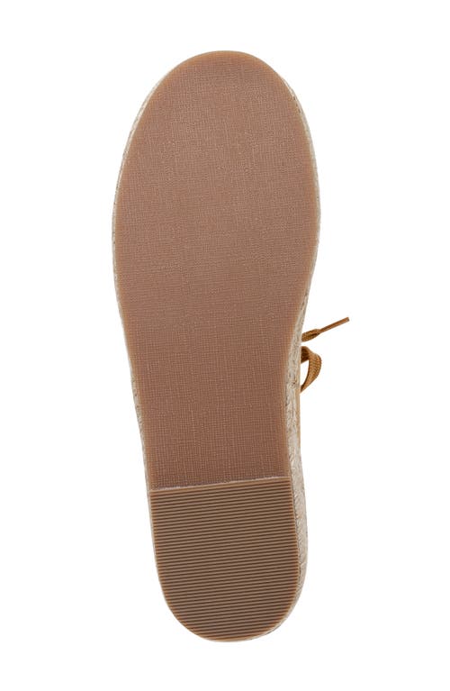 Shop Linea Paolo Silva Espadrille Sneaker In Dk Tan/cognac