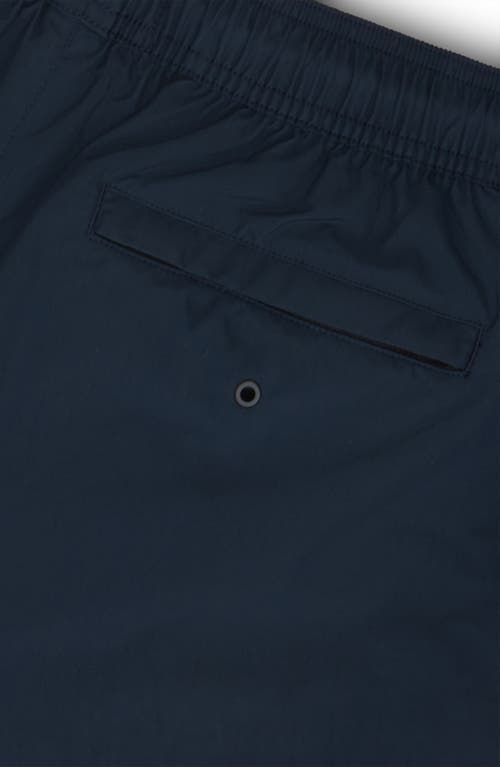 Druthers Nyc Italian Recycled Nylon Swim Trunk In Navy