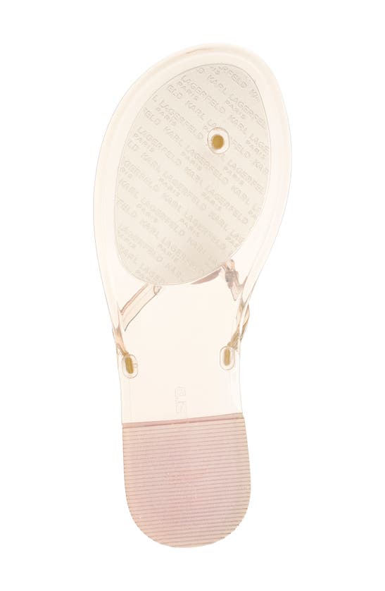 Shop Karl Lagerfeld Paris Wylda Clear Sandal In Cradle Pk