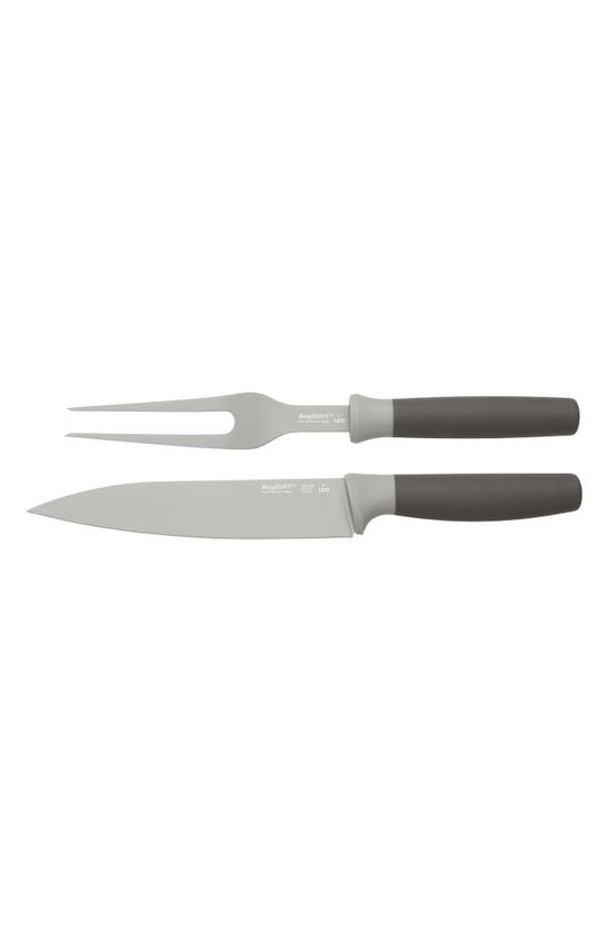 Berghoff 2-piece Carving Knife Set In Grey