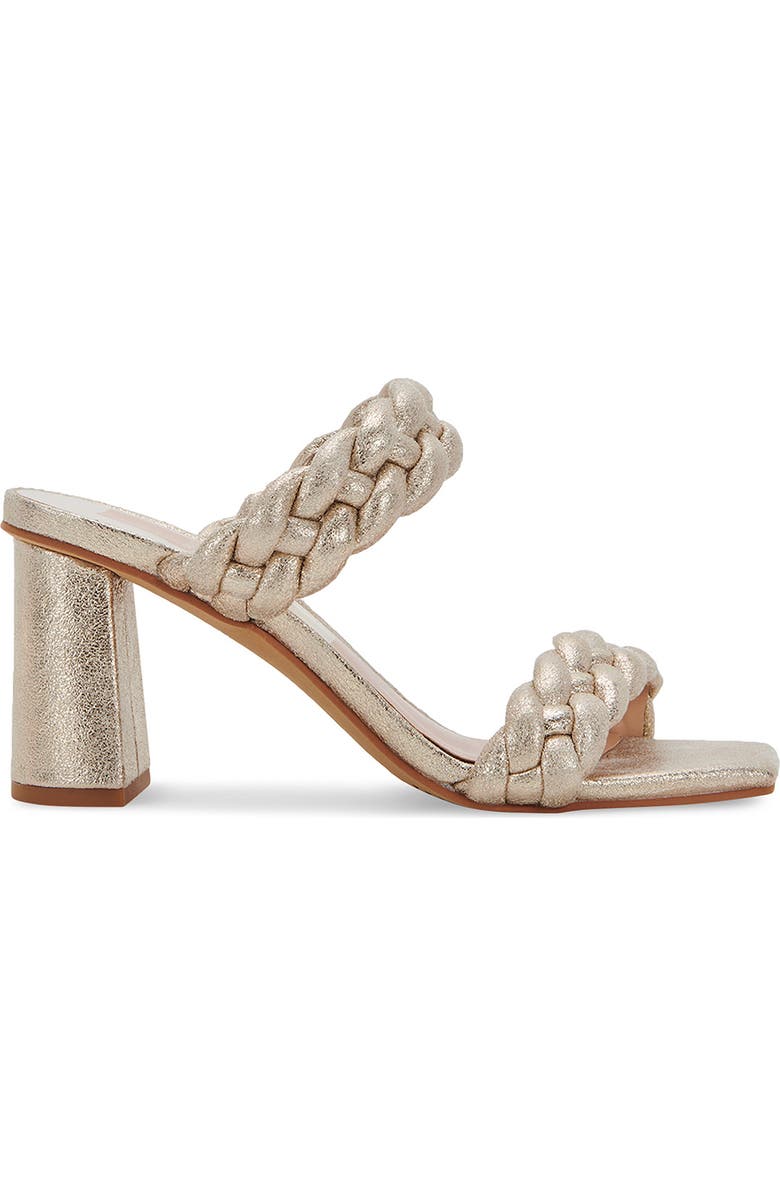 Dolce Vita Paily Braided Sandal, Alternate, color, Gold