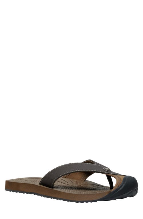 Shop Keen Barbados Flip Flop In Java/dark Earth