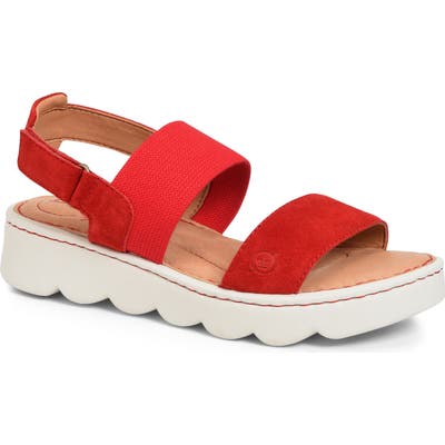B?rn Patriotic Slingback Sandal, Red