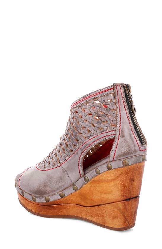 Bed Stu Odette Platform Wedge Sandal In Alkaline Rustic