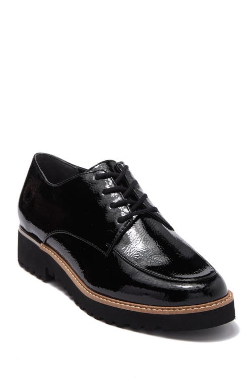 Franco Sarto Charles Patent Derby In Black/white