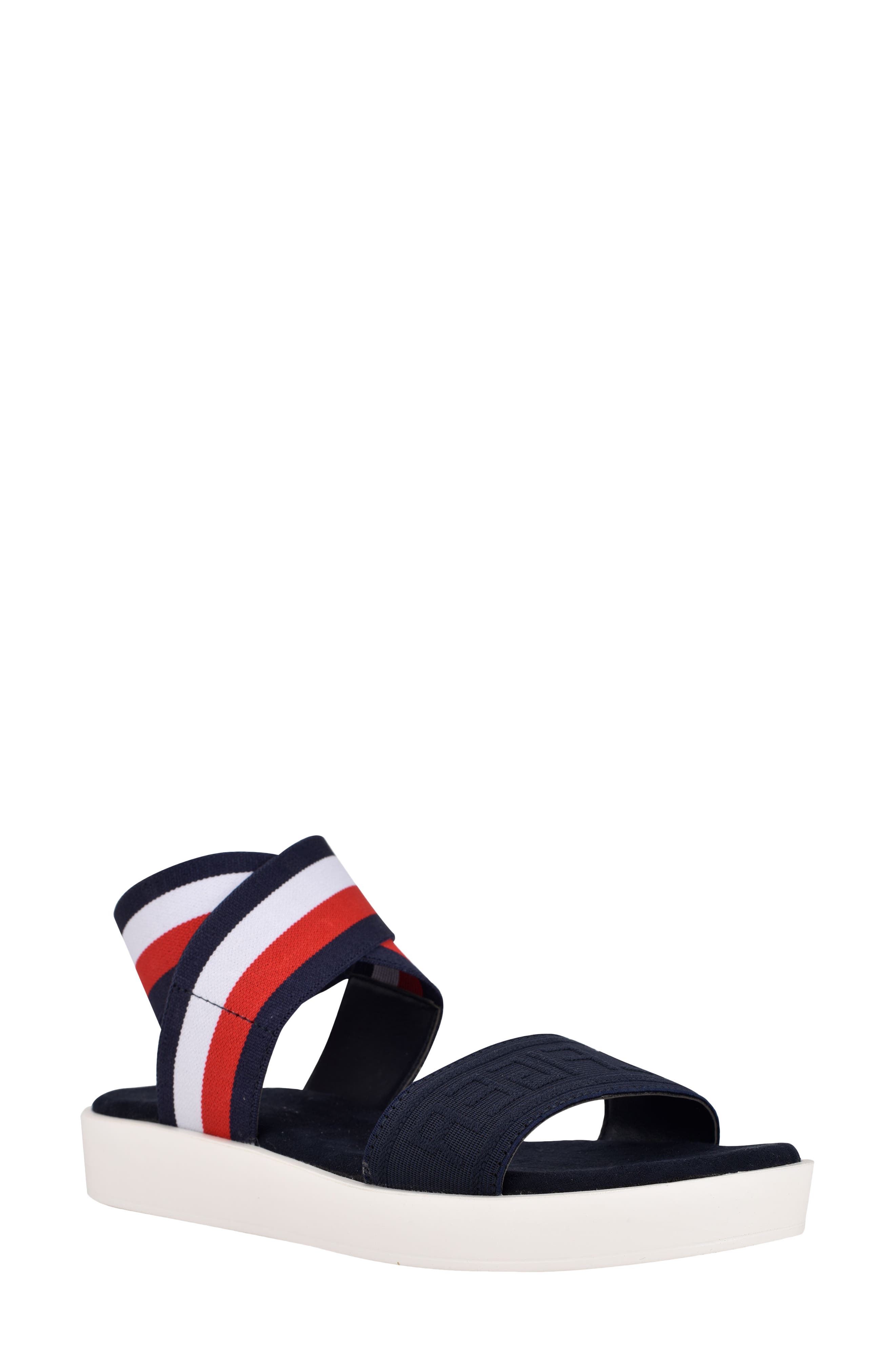 UPC 195182475033 product image for Women's Tommy Hilfiger Springi Ankle Strap Sandal, Size 8.5 M - Blue | upcitemdb.com