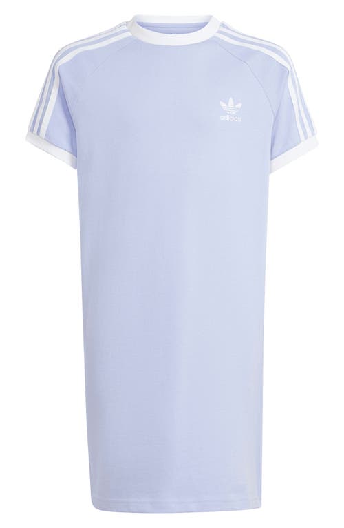 adidas Kids' Adicolor Cotton T-Shirt Dress Violet Tone at