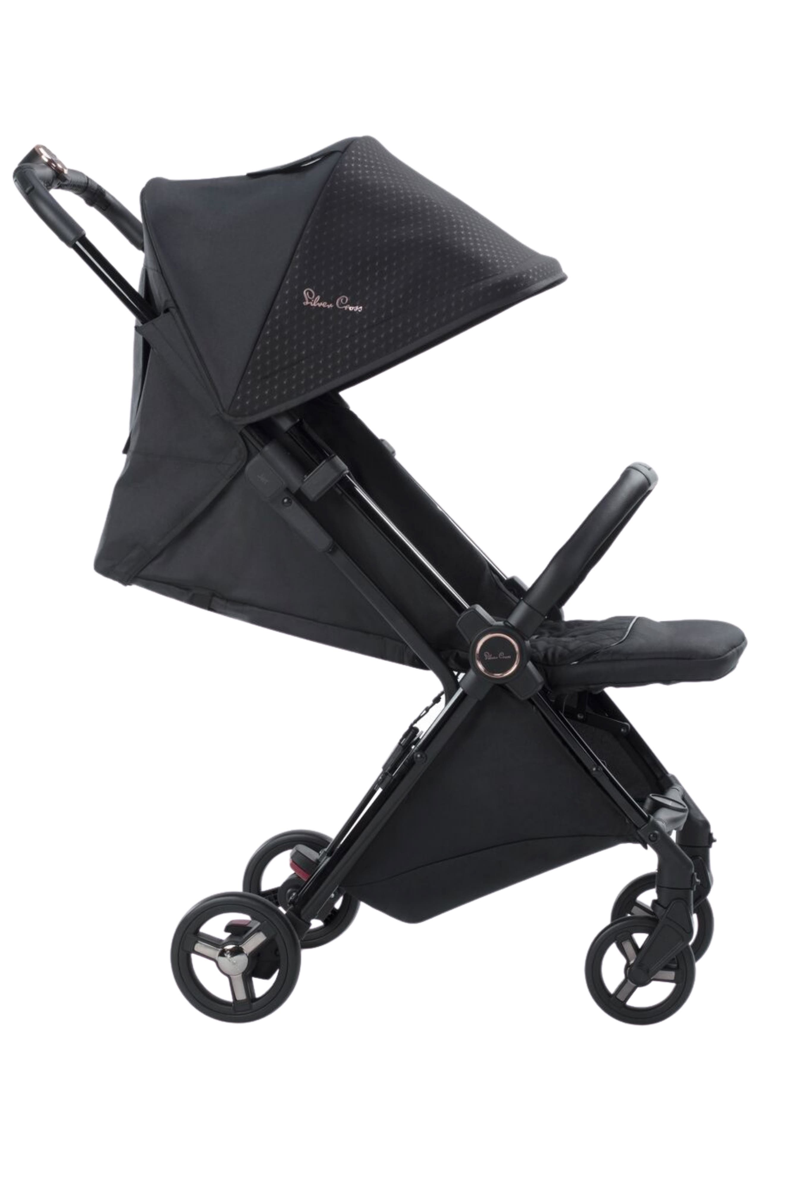 silver cross rose gold stroller