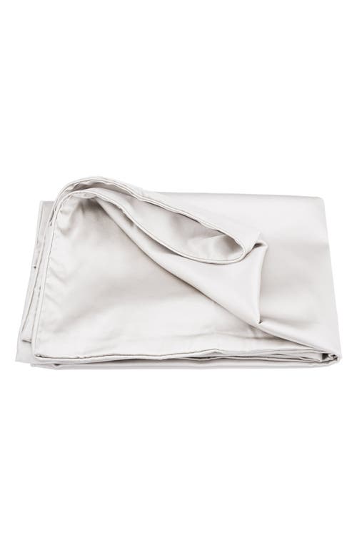 NIGHT Trisilk&trade; Stretch Silk Pillowcase in White