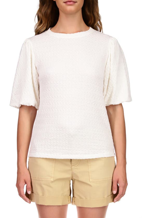Sanctuary Regal Days Puff Sleeve Top In Powdered S