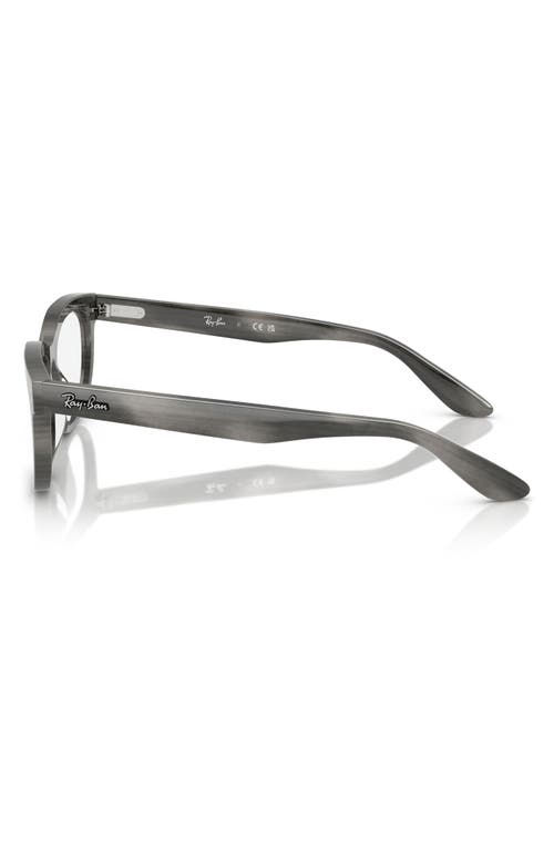 Ray Ban Ray-ban 54mm Pillow Optical Glasses In Brown Striped Green