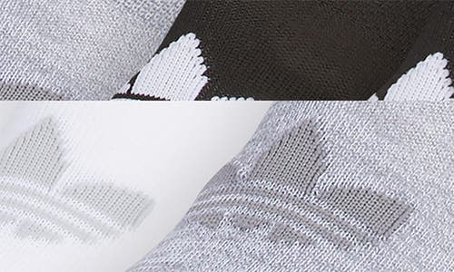 Shop Adidas Originals Adidas Gender Inclusive Superlite Assorted 6-pack Super No-show Socks In Black/white/grey