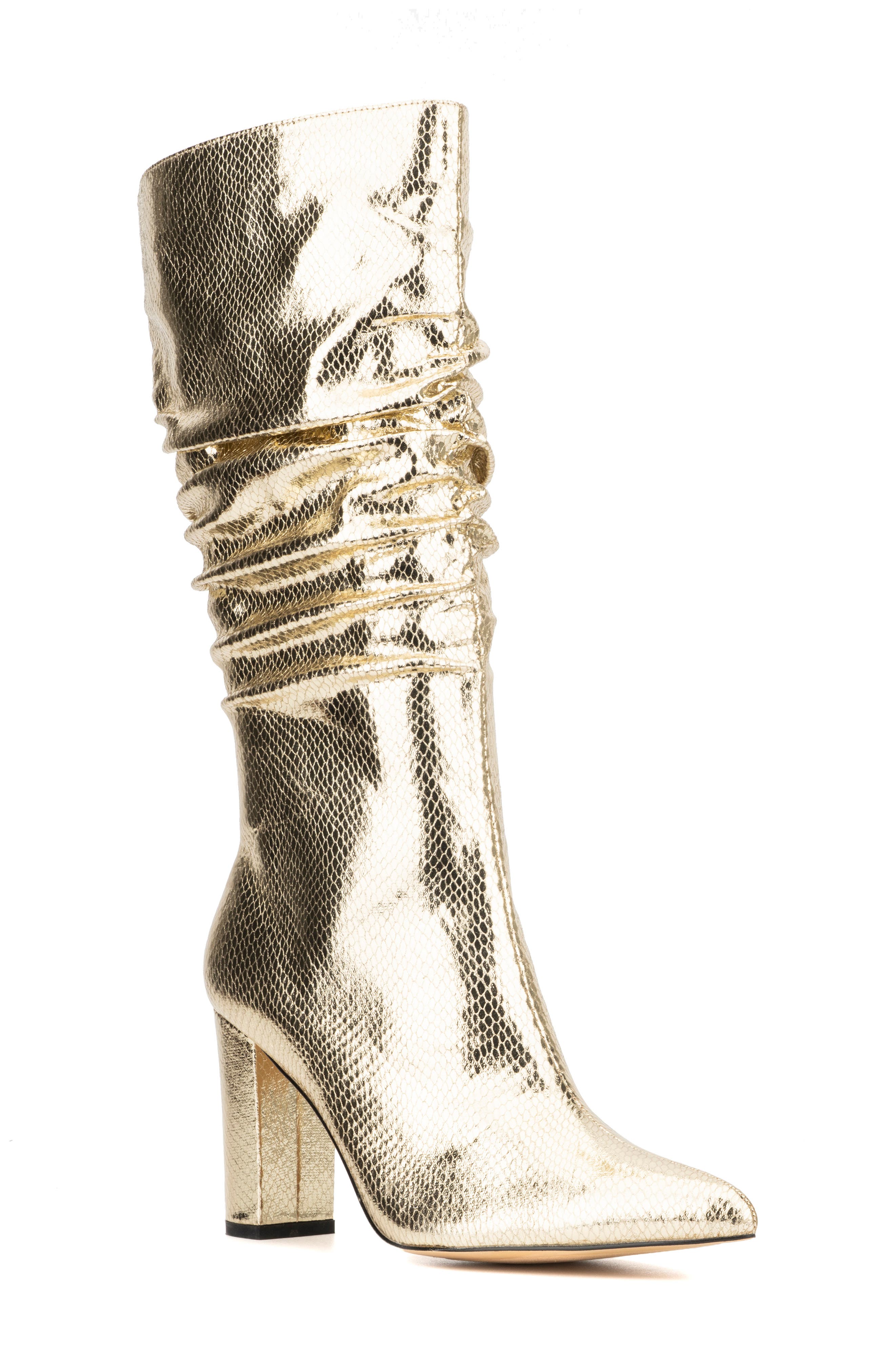 metallic booties nordstrom