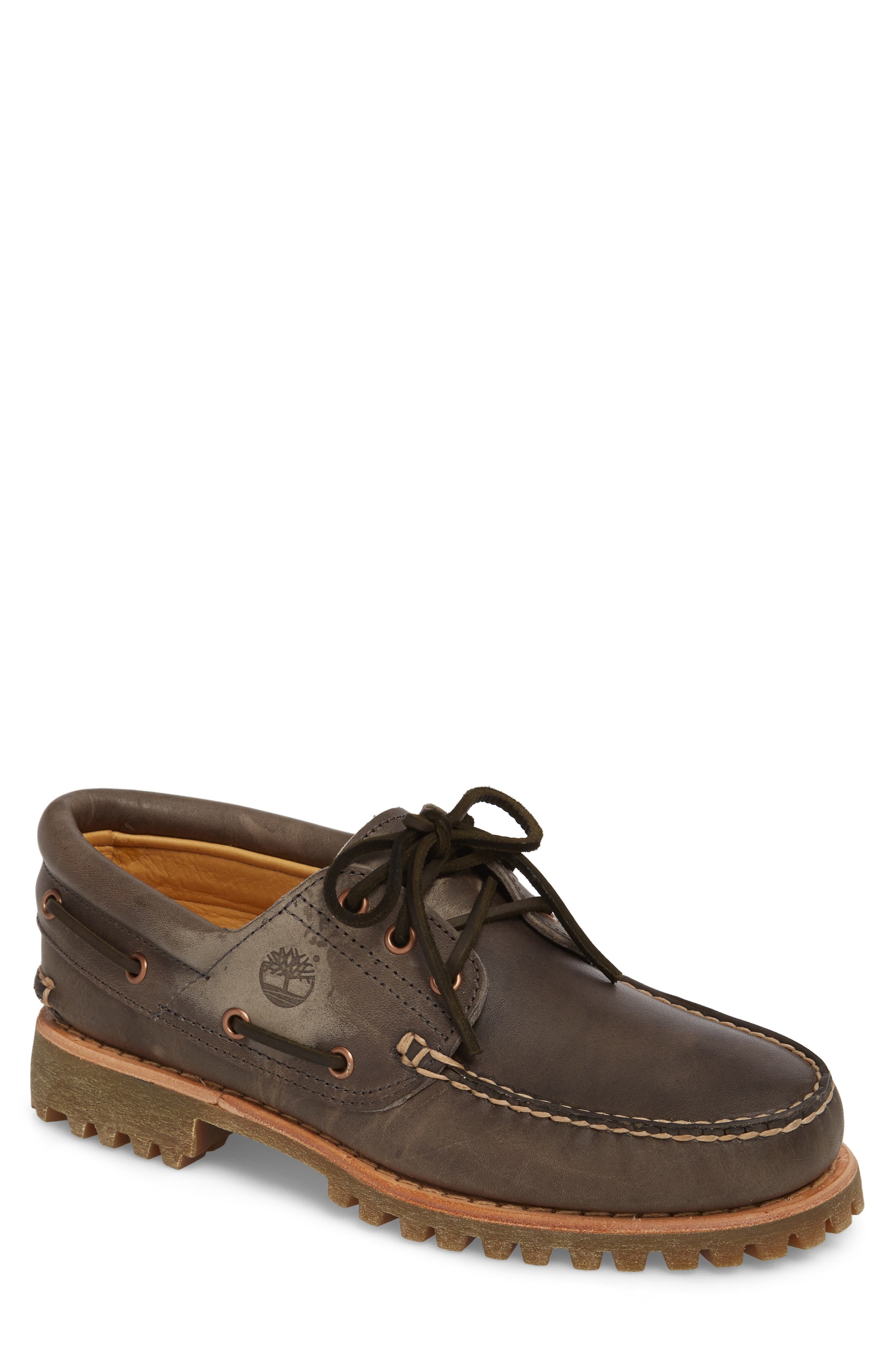 timberland lug boat shoes