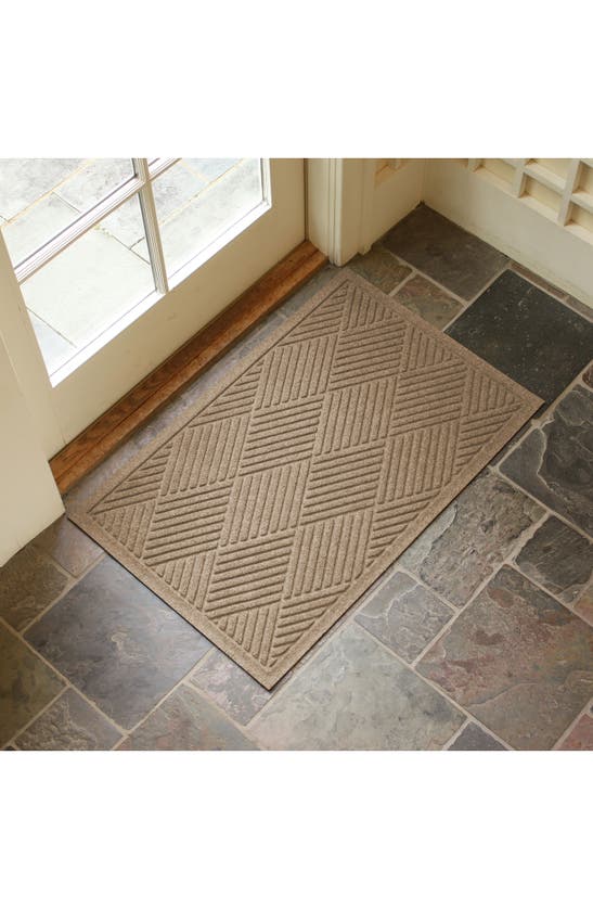 Bungalow Flooring Waterhog Diamonds Floor Mat In Camel