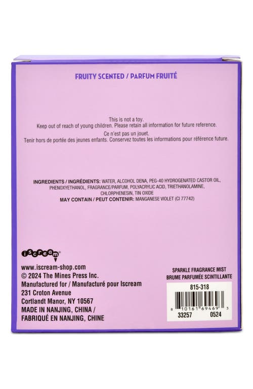 Iscream Kids' Sparkle Fragrance Mist In Purple