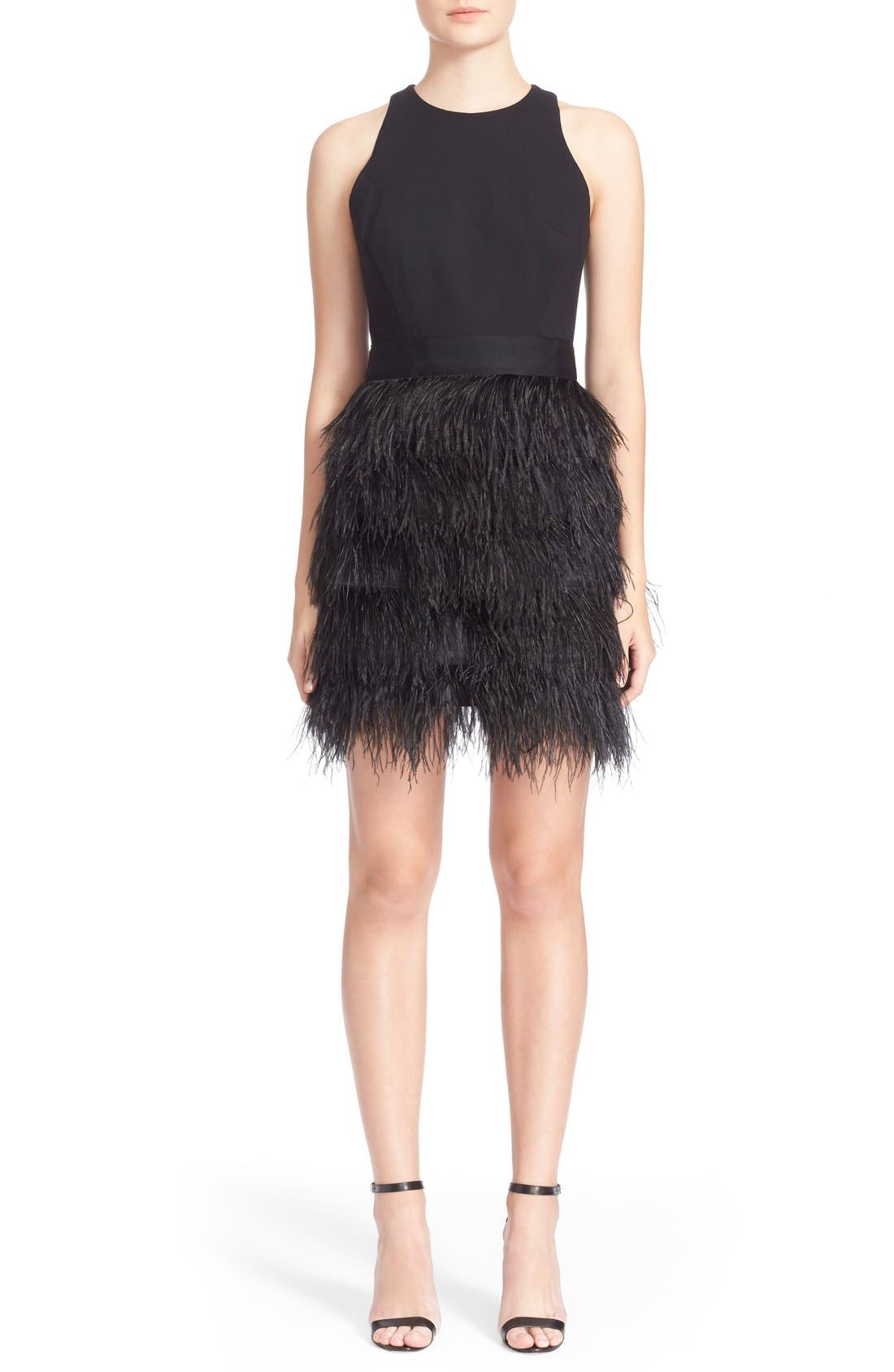 ostrich feather clothing