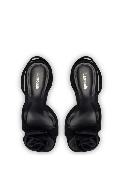 Larroude Larroudé Salma Sandal In Black