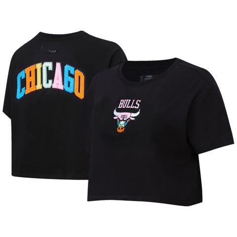 Lids Chicago Cubs Pro Standard Women's Classic Team Boxy Cropped T