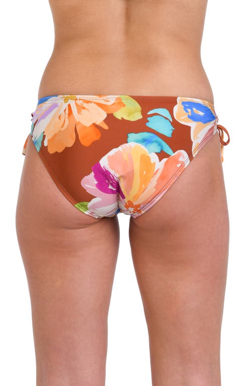 Shop La Blanca Saharan Sands Adjustable Loop Hipster Bikini Bottoms In Cinnamon