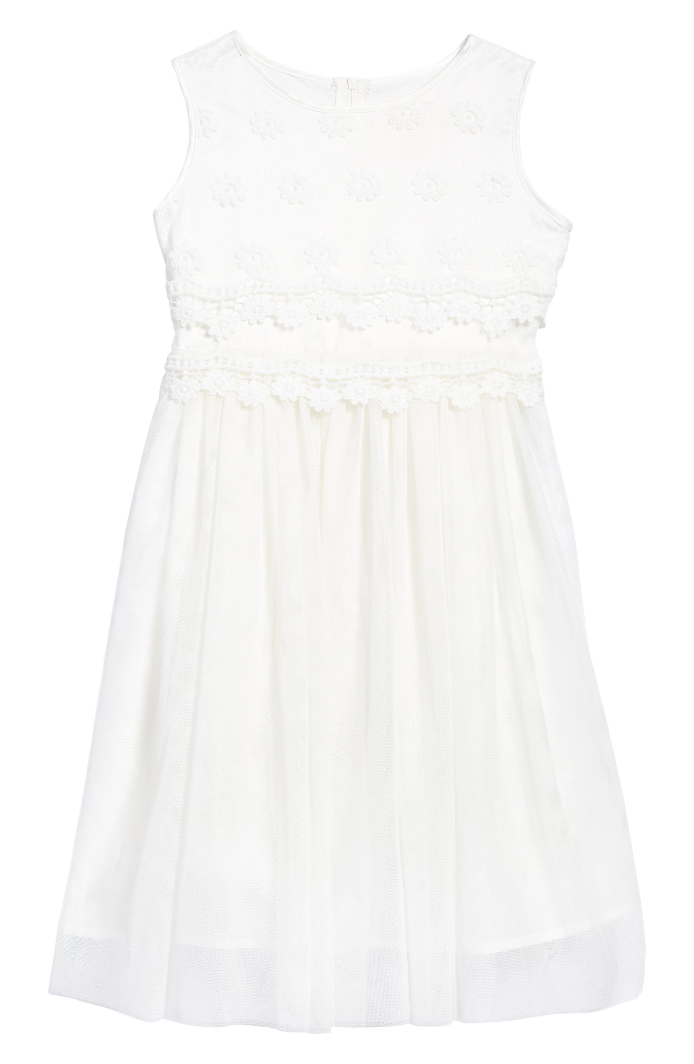 Popatu Daisy Tulle Dress (Toddler Girls, Little Girls & Big Girls ...