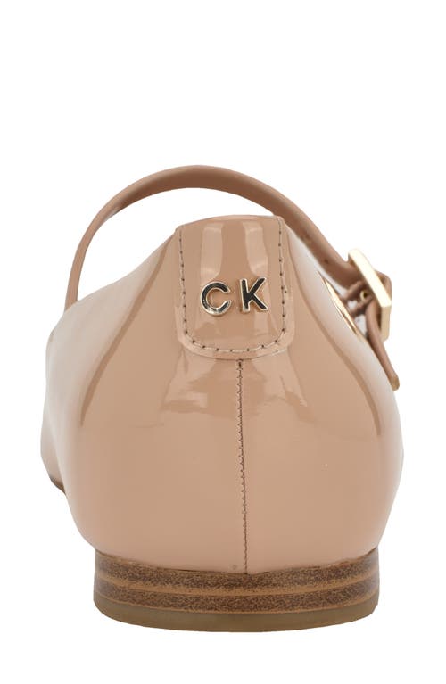 Shop Calvin Klein Kamryn Pointed Toe Flat In Light Pink