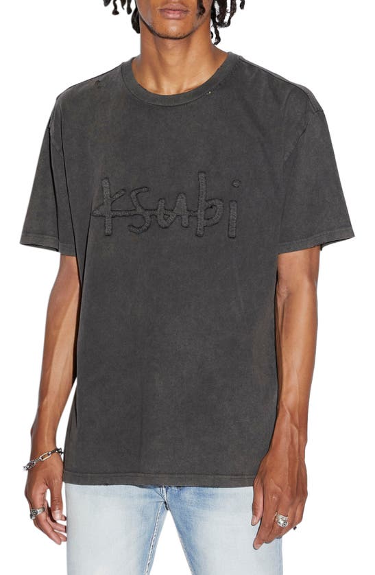 Shop Ksubi Biggie Cotton Graphic T-shirt In Black