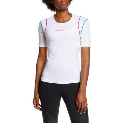 Adidas Originals Slim Fit Tee, White