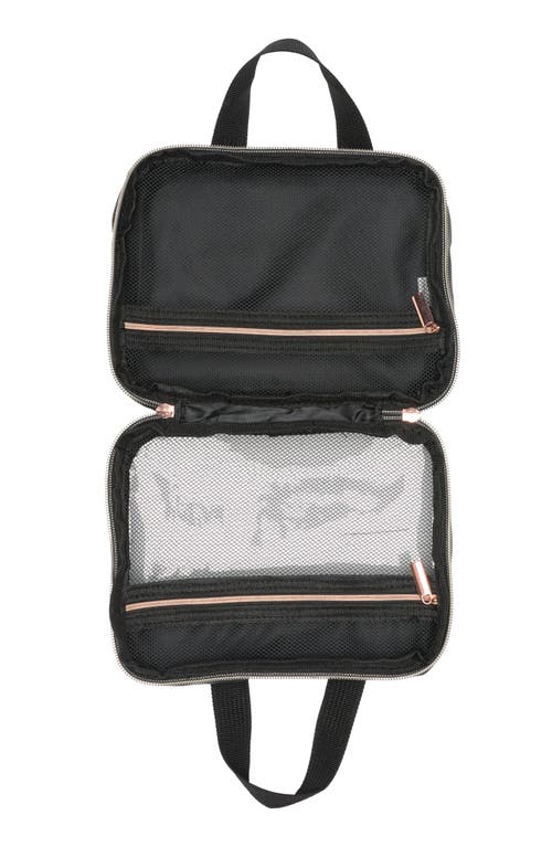 Mytagalongs Poppies Toiletry Bag In Black