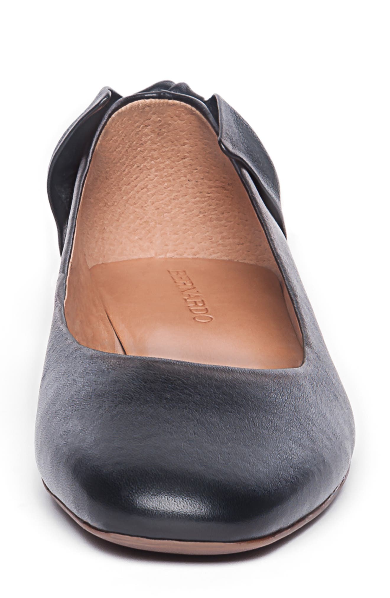 NEW BORN Women's Size 7 Brown Leather Bow-Tie Ballet Flats 