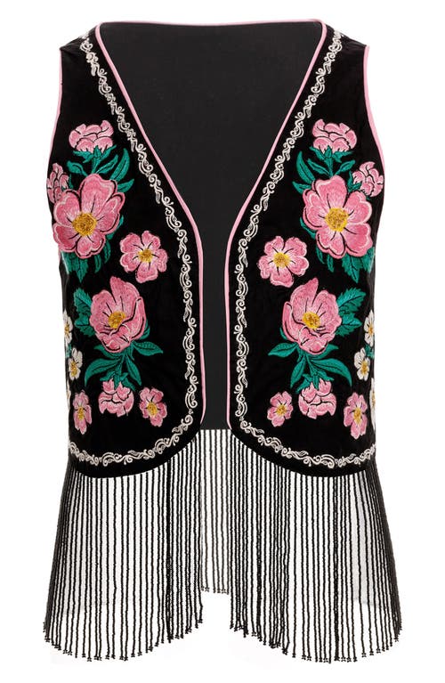 AGUA BENDITA AGUA BENDITA OTIS NOPAL EMBROIDERED COVER-UP VEST