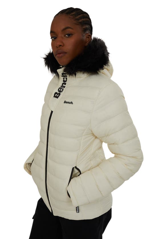 Bench Ludlow Puffer Jacket In White ModeSens