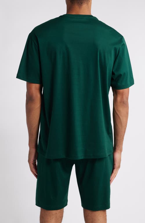 Shop Polo Ralph Lauren Mercerized Cotton Sleep T-shirt<br /> In Moss Agate