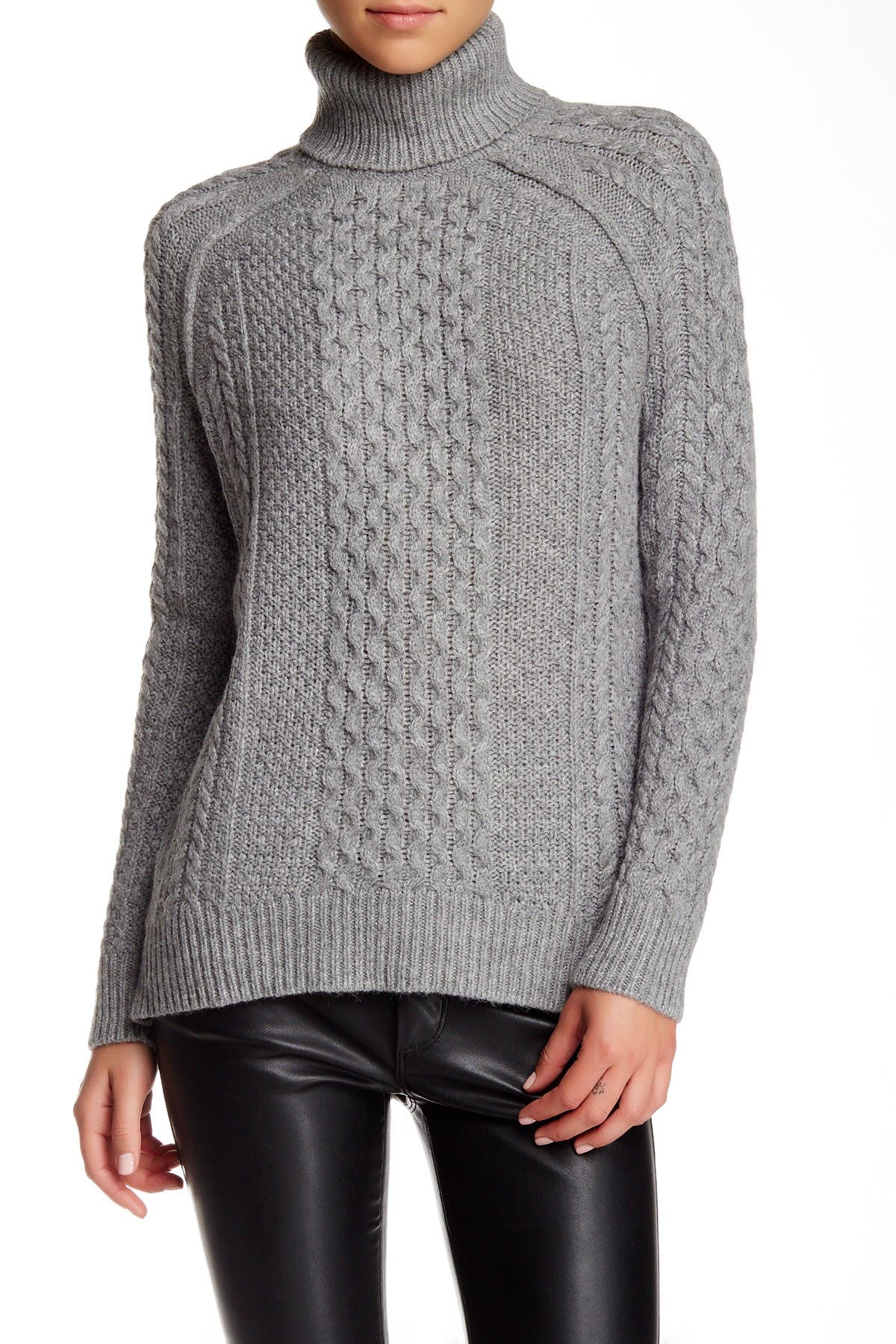 vince cable knit sweater