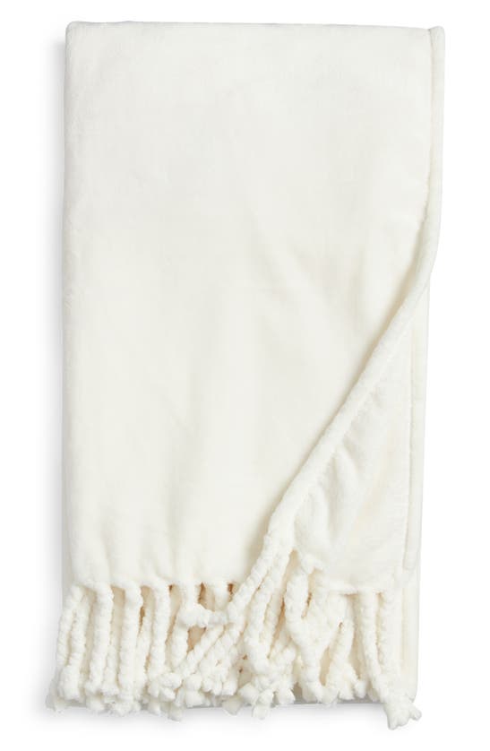 Shop Nordstrom Bliss Throw Blanket In Ivory