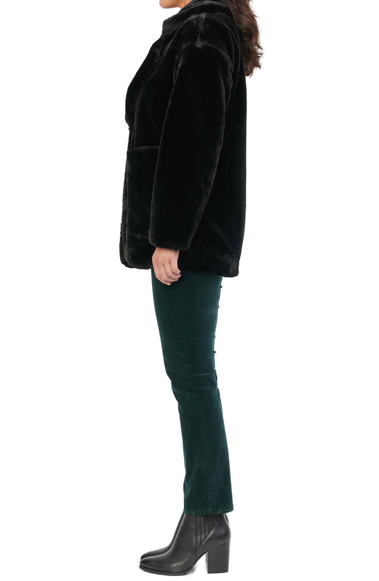 democracy faux fur jacket