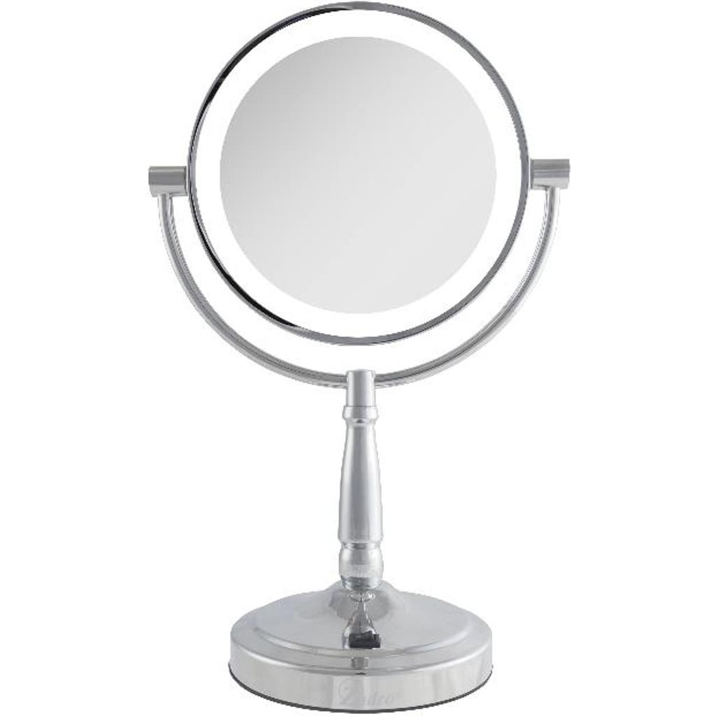 Zadro Lighted Makeup Mirror With 10x/1x Magnifications & Cordless In Chrome