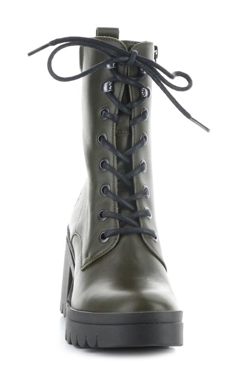 Shop Fly London Tiel Combat Boot In 012 Military Dublin