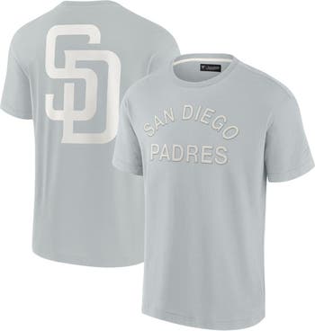 Fanatics Signature Unisex Fanatics Signature Gray San Diego Padres Super  Soft Short Sleeve T-Shirt